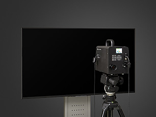 CS-2000/2000Aでテレビ（ディスプレイ）を測定するシーン